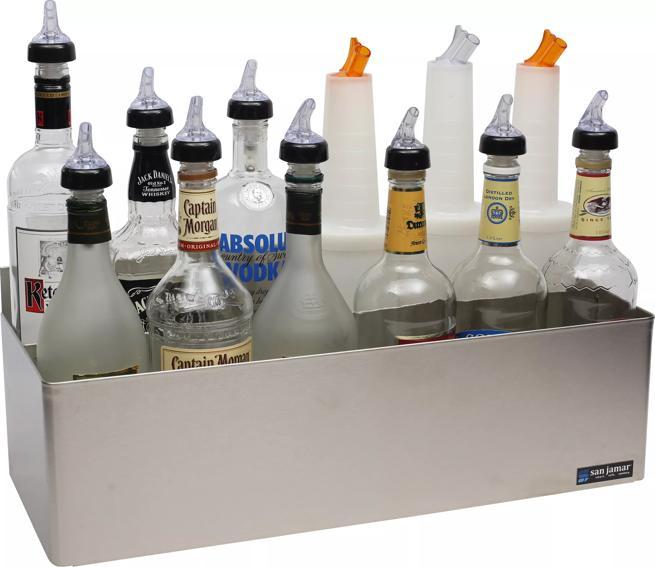 Stainless Steel Speed Rails - 10 Quart - Double | CFS Brands