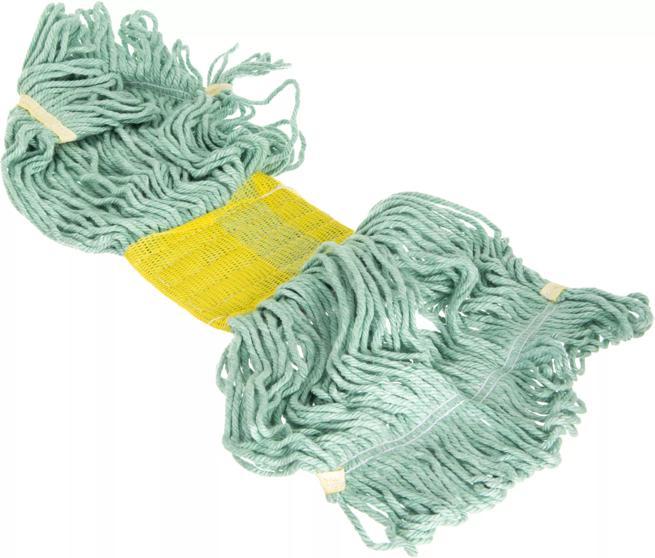 Flo-Pac® Small Looped-End Mop With Yellow Band | CFS Brands