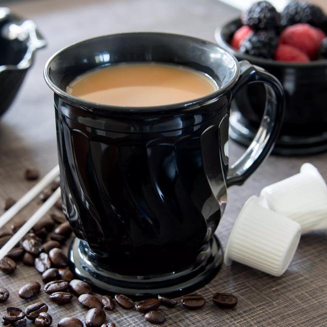Turnbury® Insulated Pedestal Base Mug 8 oz (48/cs) | CFS Brands