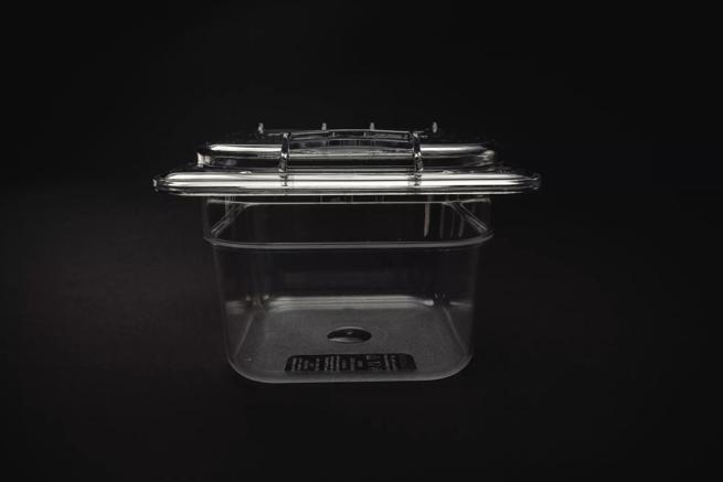 StorPlus™ EZ Access Hinged Notched Universal Food Pan Lid 1/6 Size