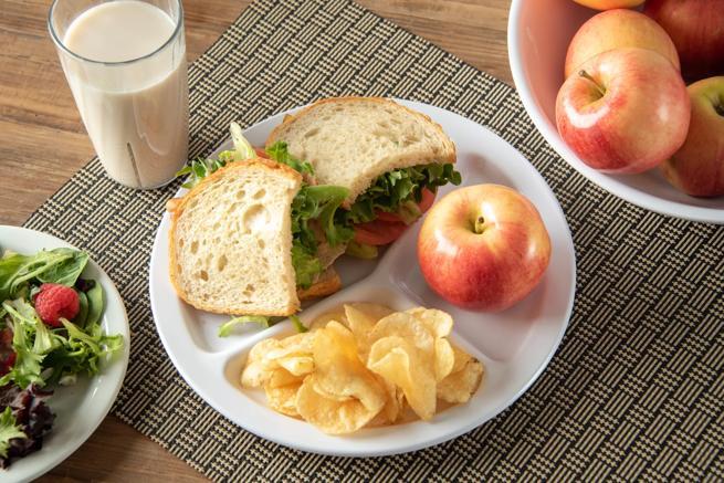 Kingline™ Melamine 3-Compartment Plate 10