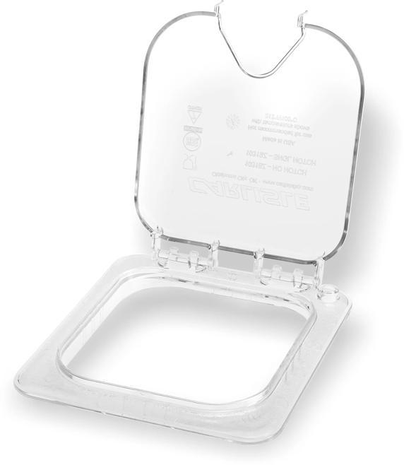 StorPlus™ EZ Access Hinged Notched Universal Food Pan Lid 1