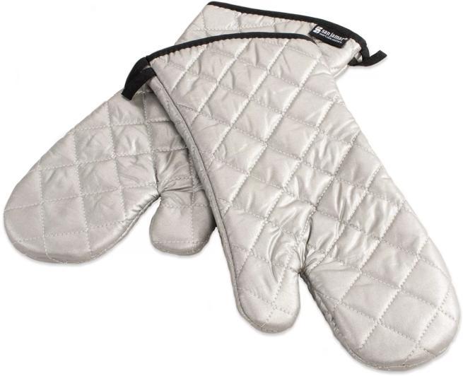 Silicone Oven/Freezer Mitt 15 in - Silver | CFS Brands