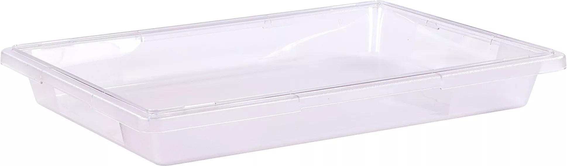 StorPlus Polycarbonate Food Storage Container, 5 gal, 18 x 26 x 3.5, Clear, Plastic