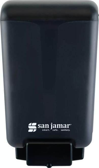 Classic Manual Liquid/Lotion Refillable Soap Dispenser, Black