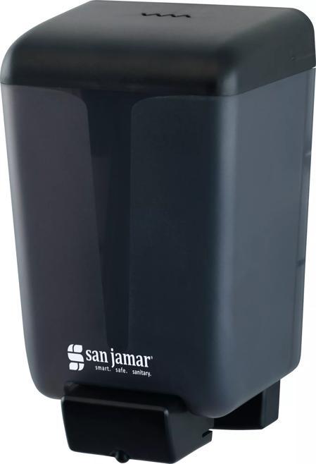 Classic Manual Liquid/Lotion Refillable Soap Dispenser, Black