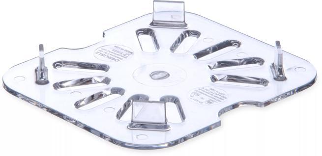 Soo Essentials- 1/6 Size Polycabonate Food Pan Dain Shelf