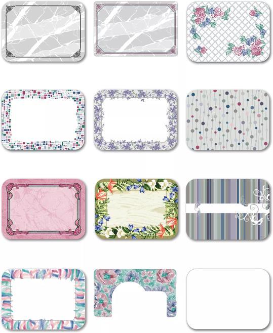 Vertese Tray Cover Size: I w/Straight Edge/Round Corner 12-3