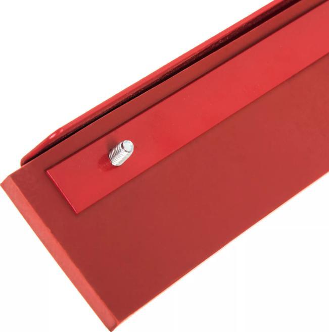 Flo-Pac® Straight Red Gum Rubber Floor Squeegee With Heavy