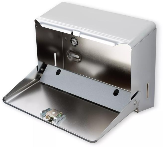 Metal Mini 250 Multifold/150 C-Fold Towel Dispenser, Chrome