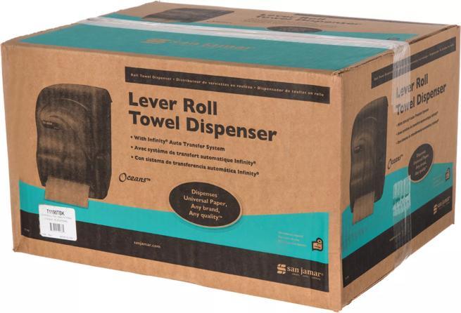 Oceans® Lever Roll Towel Dispenser, 1.5