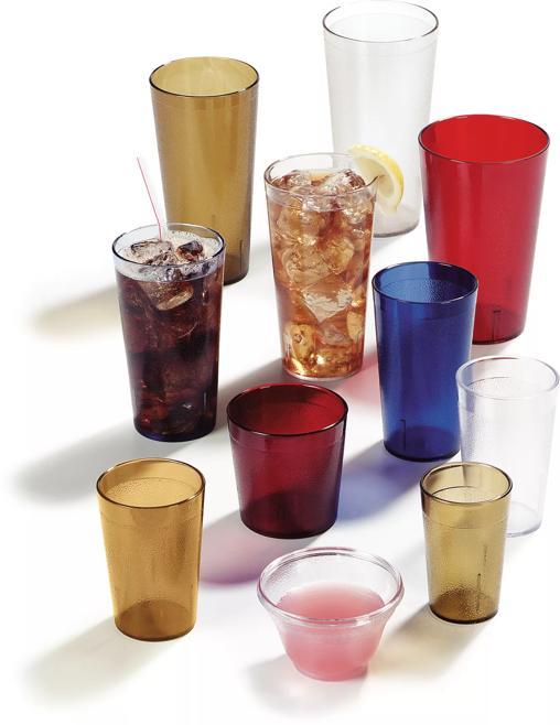 Stackable Old Fashion SAN Plastic Tumbler 9 oz | CFS Brands