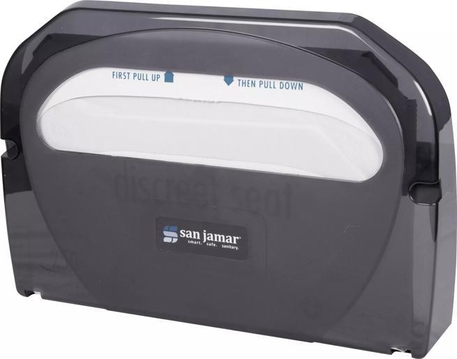 ホテルスライ♡toiletカバー Toilet Seat Cover Dispenser, Black Pearl | CFS Brands