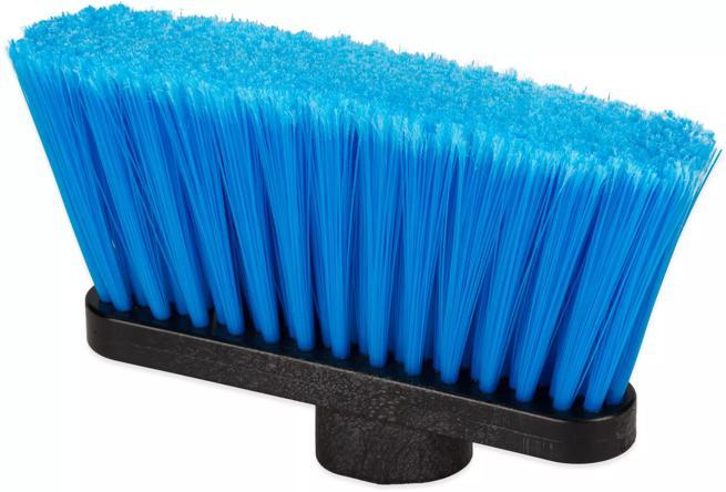 Duo-Sweep® Wide Light Industrial Lobby Broom, Flagged With Blue