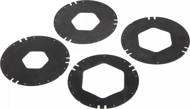 San Jamar X22TR Black Dispenser Trim Ring for 2 3/4