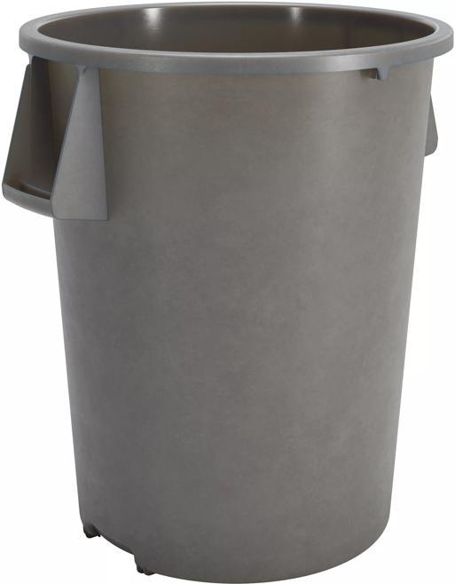 Round Waste Bin Trash Container 55 Gallon | CFS Brands
