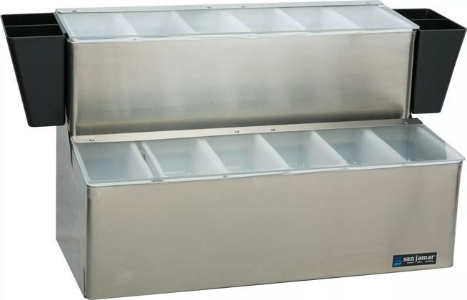EZ-Chill™ Garnish Centers - 12 Pint | CFS Brands