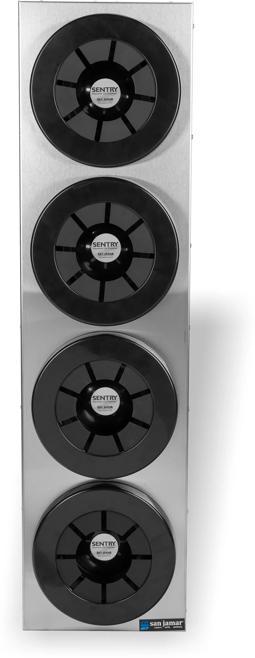 Sentry® Stainless Steel Beverage Dispenser Cabinets - 4 Tier | CFS