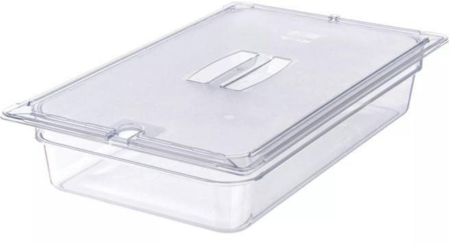 Carlisle StorPlus Polycarbonate Food Pan Lid - Universal Flat Surface Lid For Food Storage
